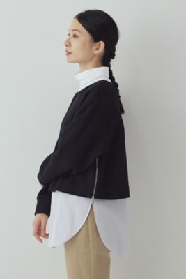 ◆サイドジップレイヤードプルオーバー（０７７３１６０１０４）