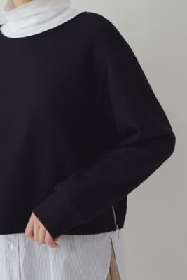 ◆サイドジップレイヤードプルオーバー（０７７３１６０１０４）
