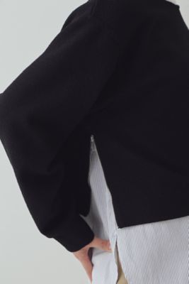 ◆サイドジップレイヤードプルオーバー（０７７３１６０１０４）