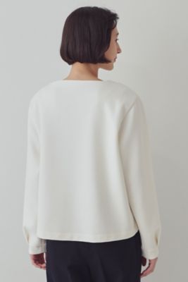 ◆ボートネックダンボールプルオーバー（０７７３１６０１０７）