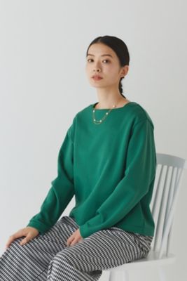 ◆ボートネックダンボールプルオーバー（０７７３１６０１０７）