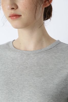 オーガニック綿天竺長袖Ｔシャツ（０７７３１６０２０２）
