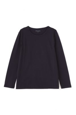 オーガニック綿天竺長袖Ｔシャツ（０７７３１６０２０２）
