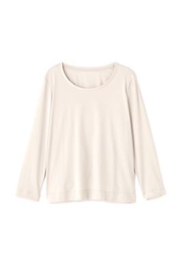 オーガニックコットンスムース長袖Ｔシャツ（０７７３１６０２０４）