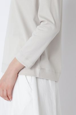 オーガニックコットンスムース長袖Ｔシャツ（０７７３１６０２０４）