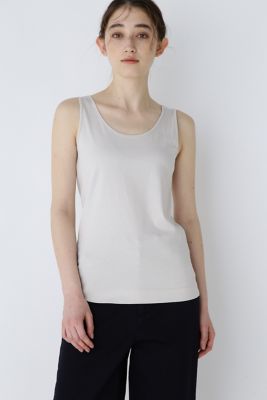 オーガニックコットンスムースタンクトップ（０７７３１６０３０３）