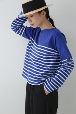 ◇Le minor パネルボーダーカットソー