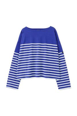 ◇Le minor パネルボーダーカットソー