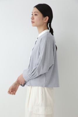 ◆ストライプジャージートップス（０７７３１６０３０７）