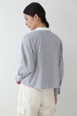 ◆ストライプジャージートップス（０７７３１６０３０７）