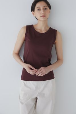 ◆オーガニックコットンタンクトップ（０７７３１６０３０８）