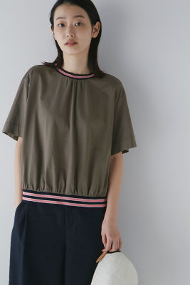 ＜human woman (Women)＞◆ラインテーププルオーバー（０７７３１６０６０２）