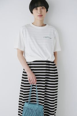 ＜human woman (Women)＞◆ショート丈ロゴＴシャツ（０７７３１６０６０５）
