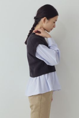 ◆布帛コンビニットプルオーバー（０７７３１７０１０４）