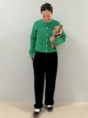 ◆ケーブルカーディガン（０７７３１７０１０６）