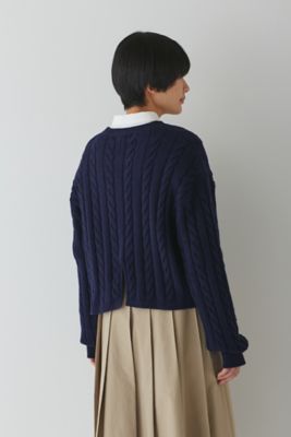 ◆プレッピーケーブルニット（０７７３１７０２０３）