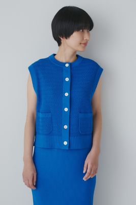 ◆地柄ニットトップス（０７７３１７０４０７）