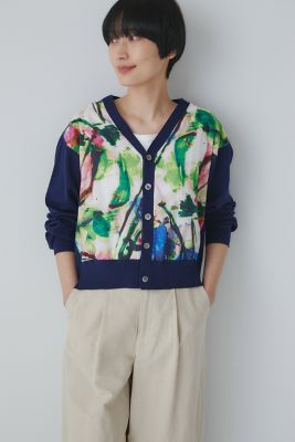 ＜human woman (Women)＞◆アートプリントドッキングカーディガン（０７７３１７０４０８）