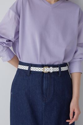 ＜human woman (Women)＞パンチングレザーベルト（０７７３１９４５０１）