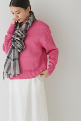 ＜human woman (Women)＞◆チェックストール（０７７３１９８２０２）