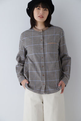 ＜human woman (Women)＞◆起毛チェックブラウス（０７７３２１０１０１）