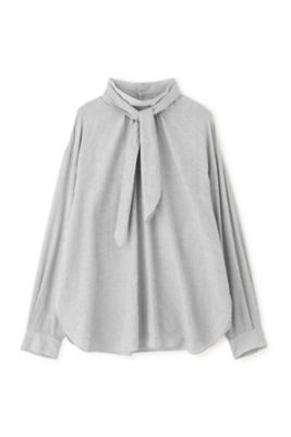 ◆ストライプボウタイブラウス（０７７３２１０１０４）