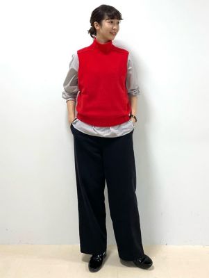 ◆ストライプボウタイブラウス（０７７３２１０１０４）