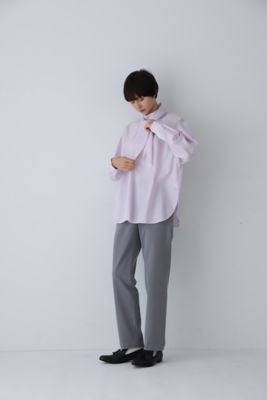 ◆ストライプボウタイブラウス（０７７３２１０１０４）