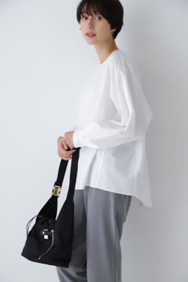 ◇タイプライタークロスブラウス（0773210106） | human