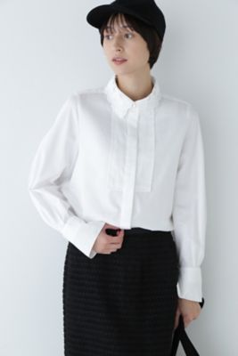 ＜human woman (Women)＞◆レース襟付きサテンブラウス（０７７３２１０２０１）