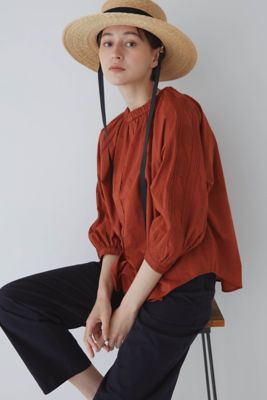 ＜human woman (Women)＞◆ギャザーピンタックブラウス（０７７３２１０７００）