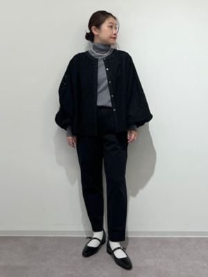 human woman / ヒューマンウーマン ◆ボリュームスリーブカットワークブラウス human woman(ヒューマン ウーマン)の◇ボリュームスリーブカット