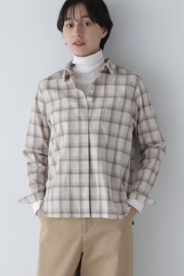 Resurrection WOMENS Checkシャツ RNA-N（アールエヌエーエヌ） ブラウス シャツ B2778 レギュラーカラー