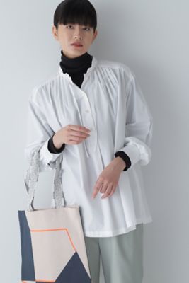 【SALE】human woman (Women)/ヒューマンウーマン ボリュームブラウス(0773210907) ホワイト トップス【三越伊勢丹/公式】