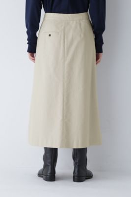 新品未使用ヒューマンウーマンライトモールスキンスカート ライトモールスキンAラインスカート | human woman（ヒューマン