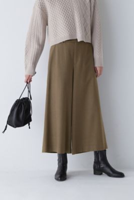 ＜human woman (Women)＞◆セミ梳毛ツイルスカーチョ（０７７３２２０００５）