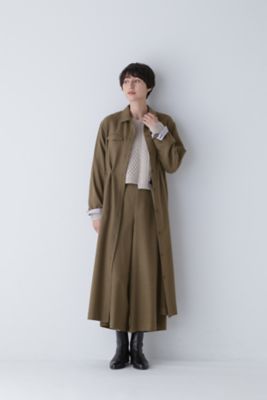 ◆セミ梳毛ツイルスカーチョ（０７７３２２０００５）