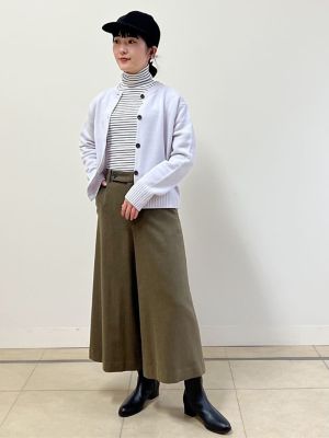 ◆セミ梳毛ツイルスカーチョ（０７７３２２０００５）