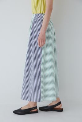 ◇バイカラーストライプスカート（0773220701