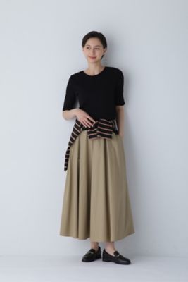 ◆４０／－タイプライタークロススカート（０７７３２２０８０１）