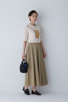 ◆４０／－タイプライタークロススカート（０７７３２２０８０１）