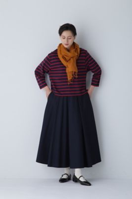 ◆４０／－タイプライタークロススカート（０７７３２２０８０１）