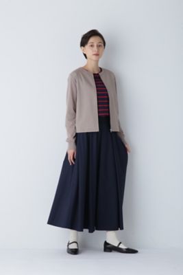 ◆４０／－タイプライタークロススカート（０７７３２２０８０１）