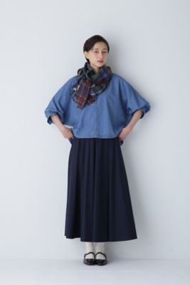 ◆４０／－タイプライタークロススカート（０７７３２２０８０１）