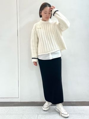 ◆リブニットタイトスカート（０７７３２２７１０１）