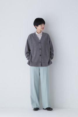 ◇センタープレスセミワイドパンツ（0773230001