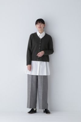 ◇千鳥チェックセンタープレスパンツ（0773230003） | human 