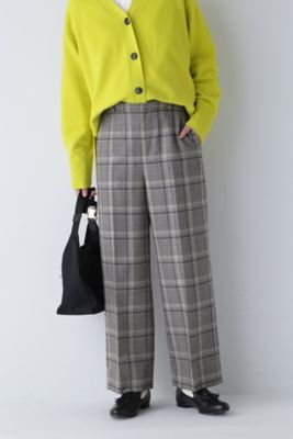 パンツ 千鳥チェックセンタープレスパンツ パンツ 千鳥チェックセンタープレスパンツ