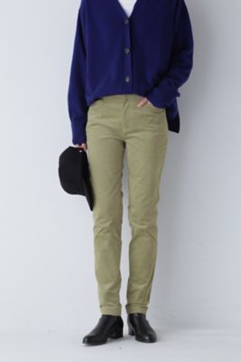 【SALE】human woman (Women)/ヒューマンウーマン 別珍ストレッチパンツ(0773230005) ライトグリーン パンツ・ズボン【三越伊勢丹/公式】