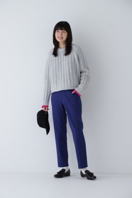 ◆ツイル起毛ストレッチパンツ（０７７３２３０１０４）